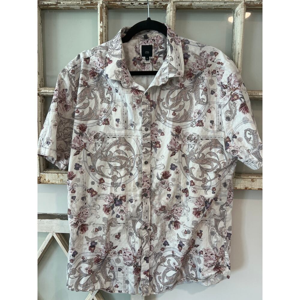 River Island size XL men’s button down shirt